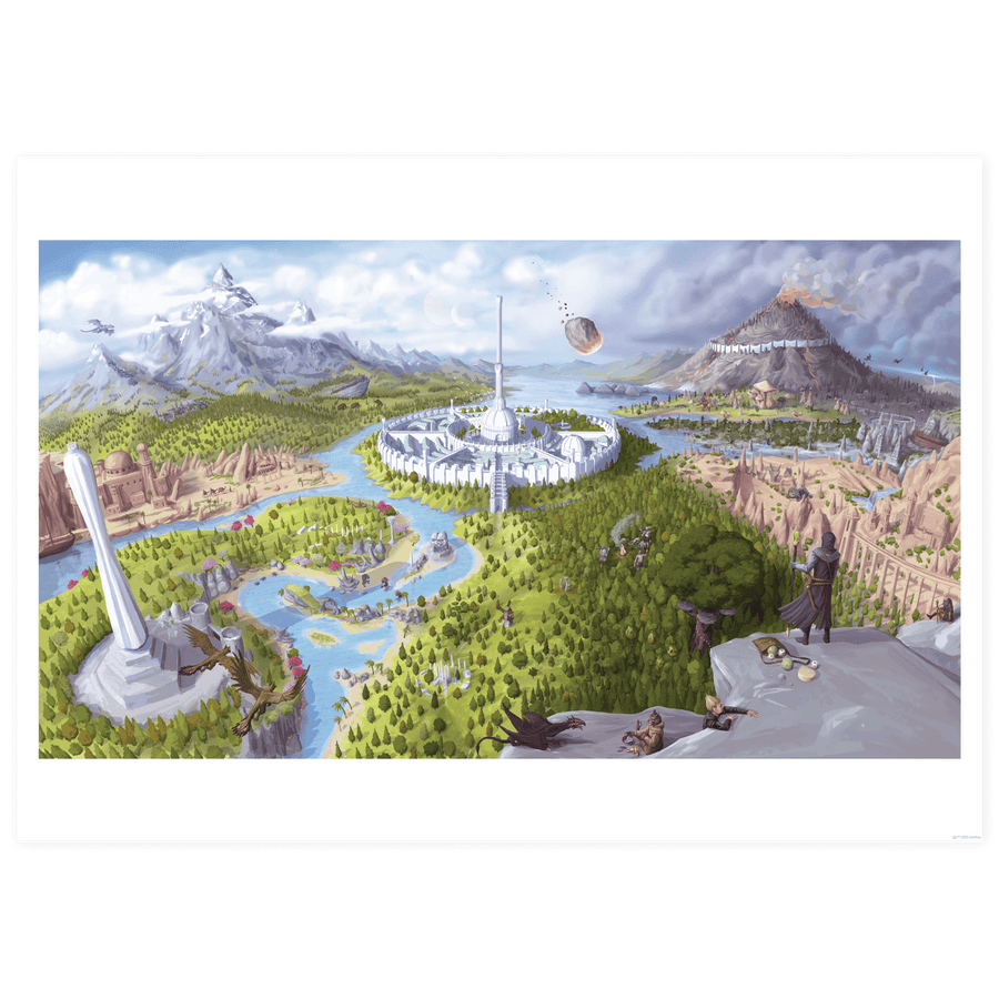The Elder Scrolls IV: Oblivion Imperial City Art Print