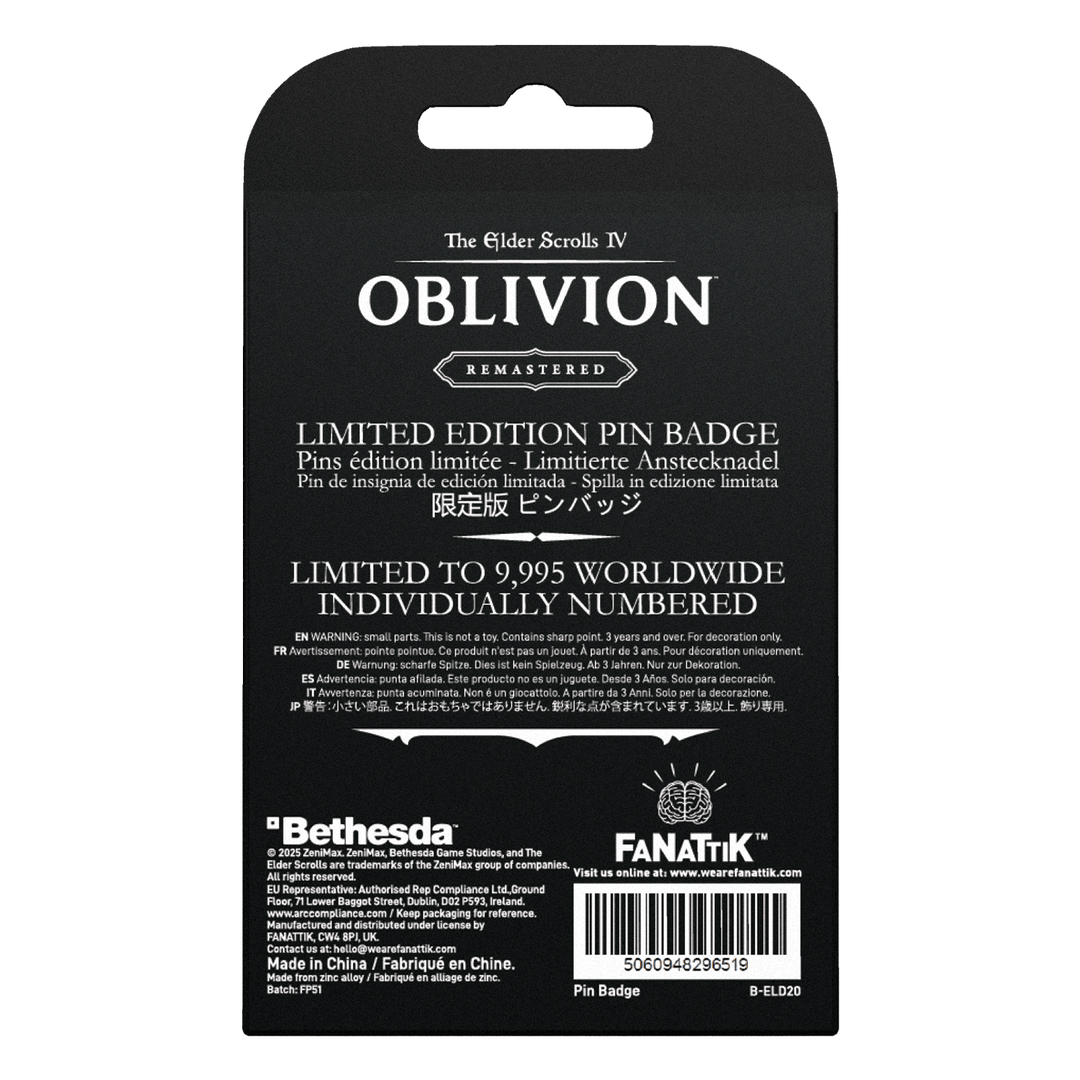 The Elder Scrolls IV: Oblivion  Adoring Fan Pin Badge