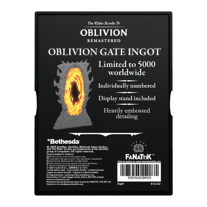 The Elder Scrolls IV: Oblivion Gates Ingot