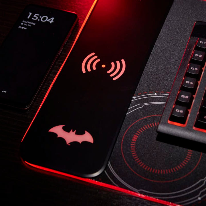 Batman Arkham - Oversize Gaming Mat & Mobile Charger
