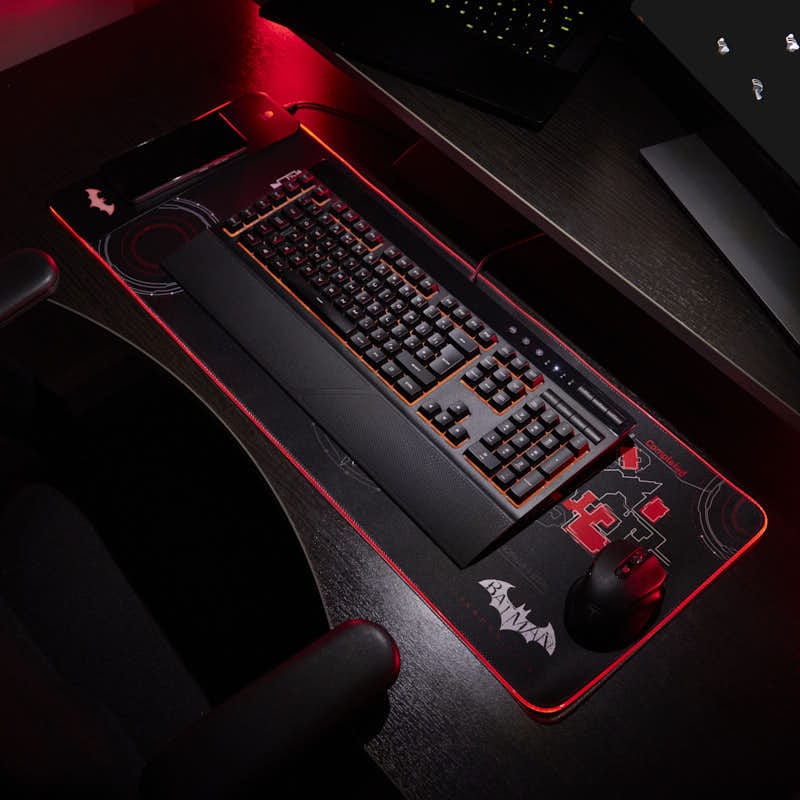 Batman Arkham - Oversize Gaming Mat & Mobile Charger
