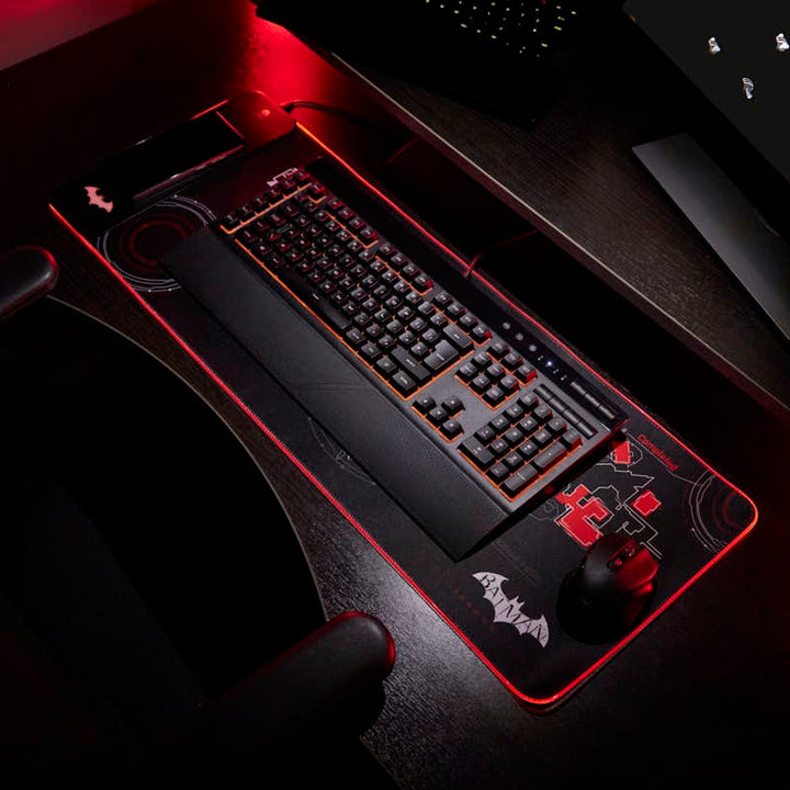 Batman Arkham - Oversize Gaming Mat & Mobile Charger
