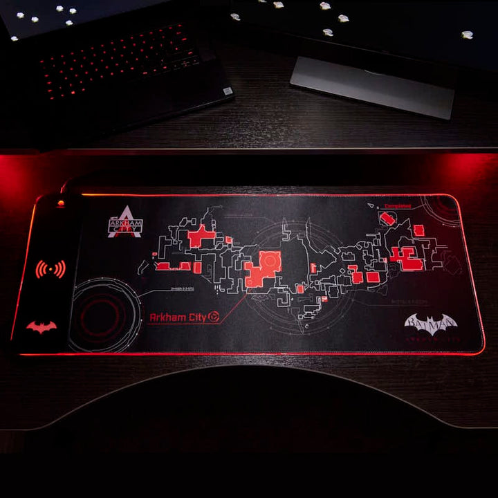 Batman Arkham - Oversize Gaming Mat & Mobile Charger