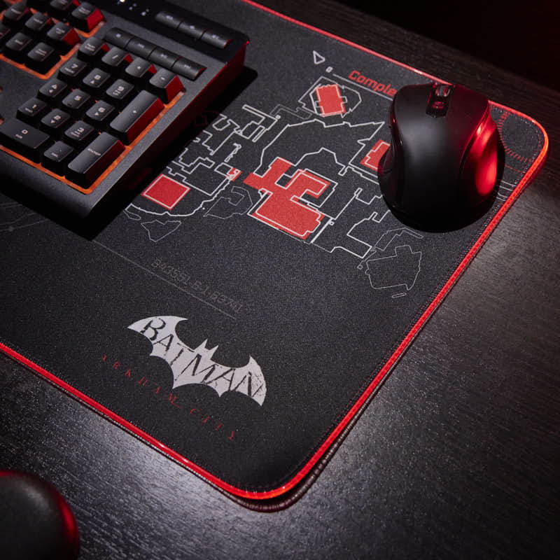 Batman Arkham - Oversize Gaming Mat & Mobile Charger