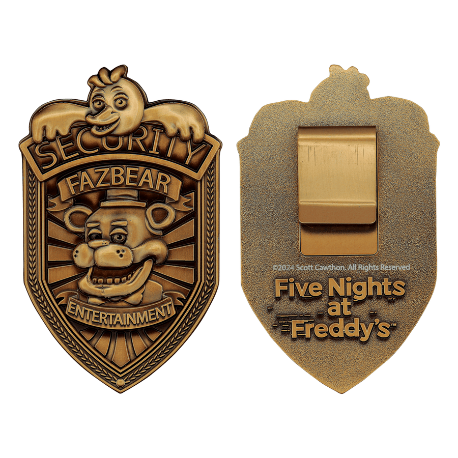 Five Nights at Freddy's Replica Security Badge
