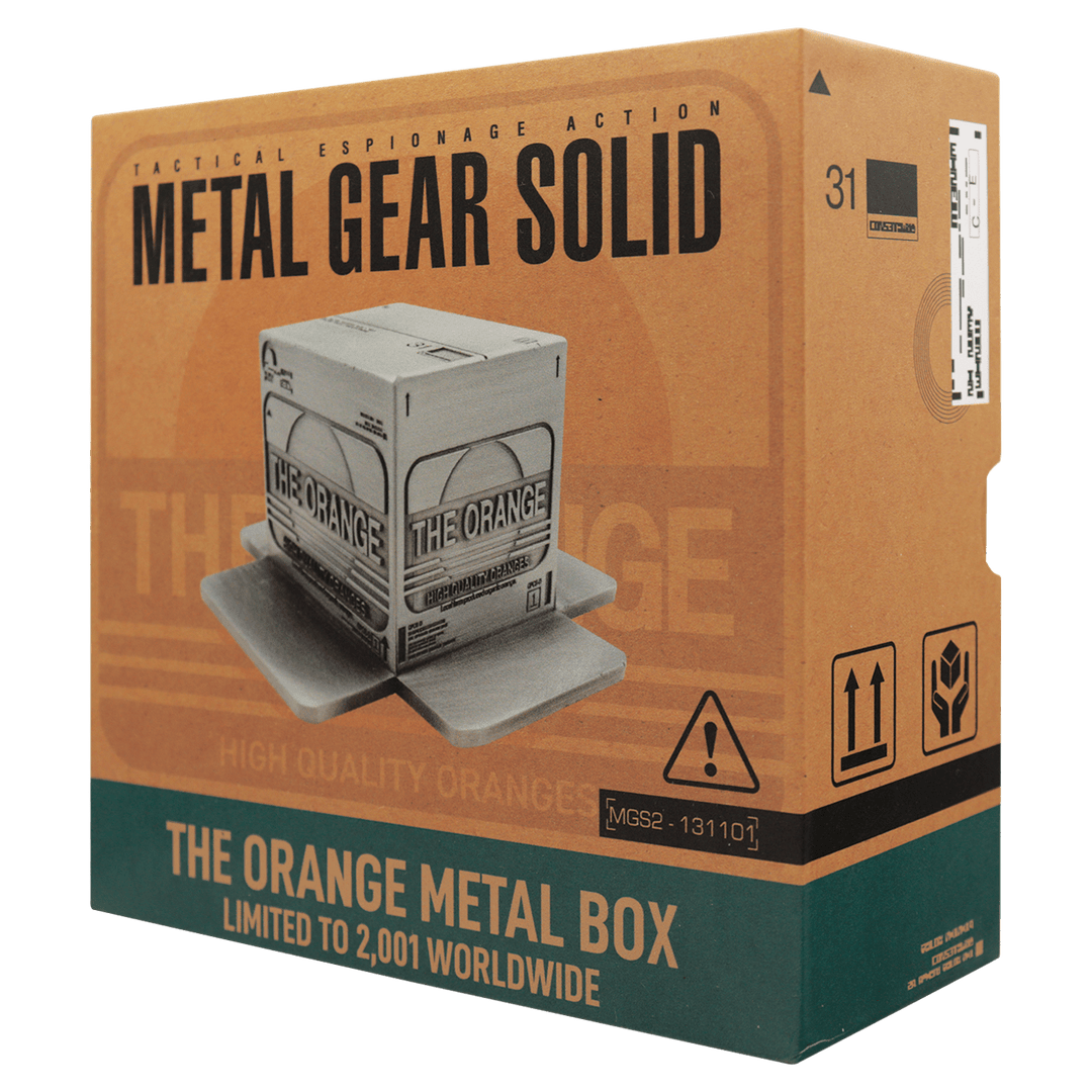 Metal Gear Solid 2 Replica Cardboard Box
