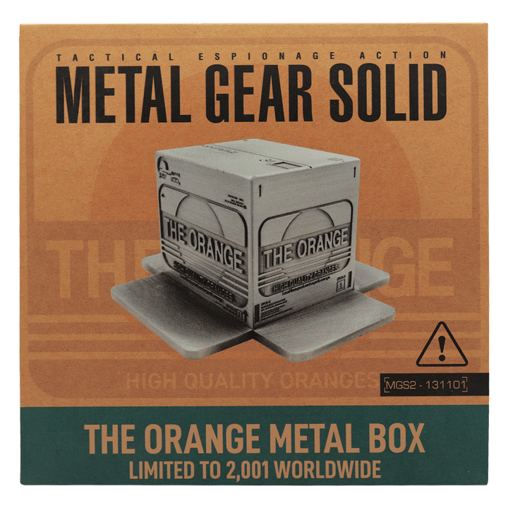 Metal Gear Solid 2 Replica Cardboard Box