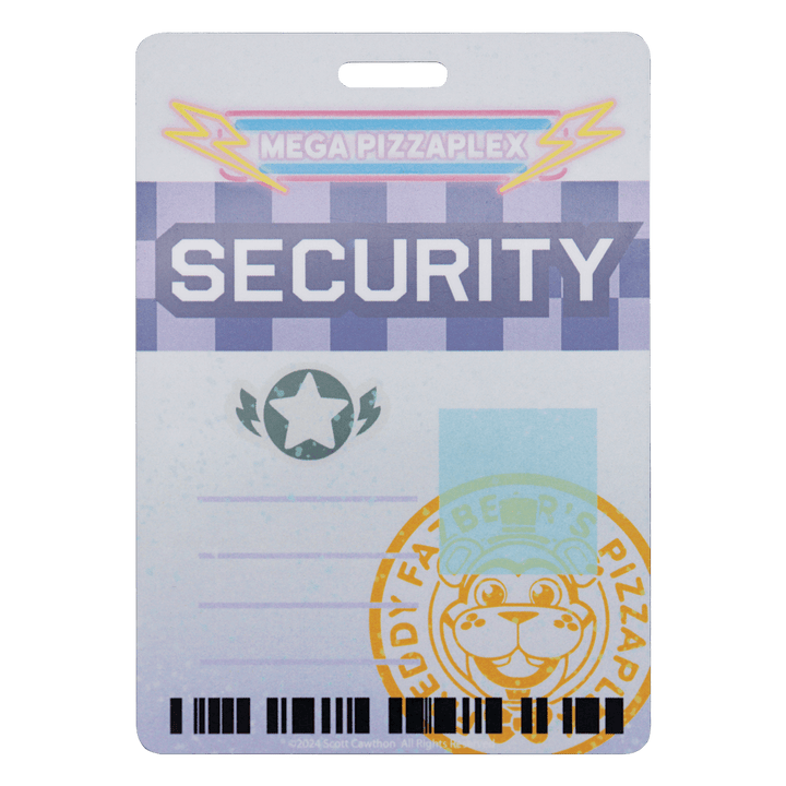 Five Nights at Freddy's : Replica Security Badge – Antique Brass Edition