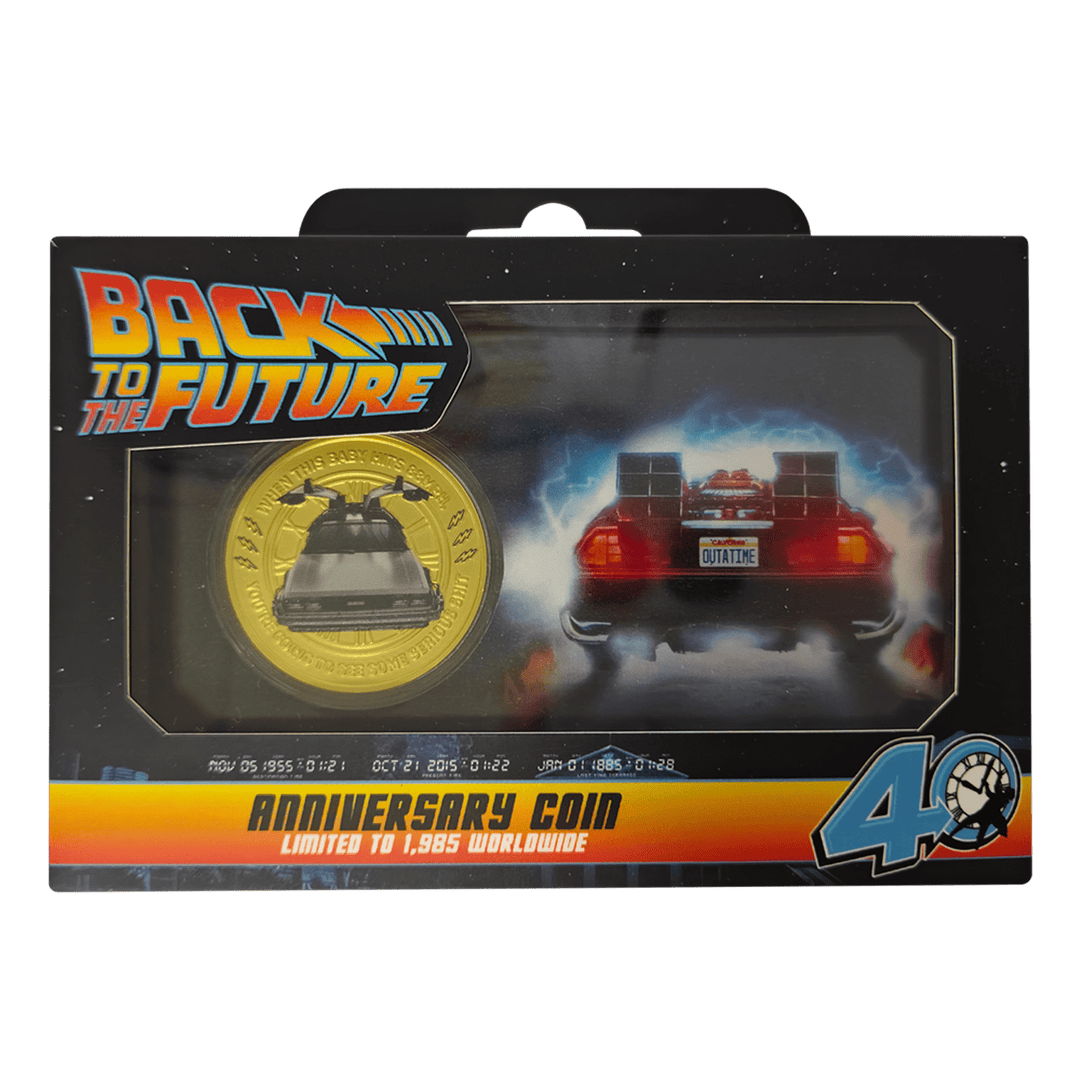 Back to the Future 40th Anniversary Presentation Coin