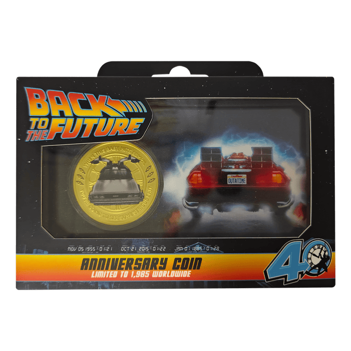 Back to the Future 40th Anniversary Presentation Coin