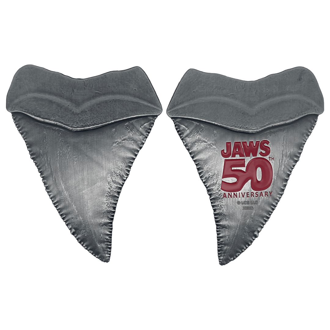 Jaws 50th Anniversary Shark Tooth Medallion
