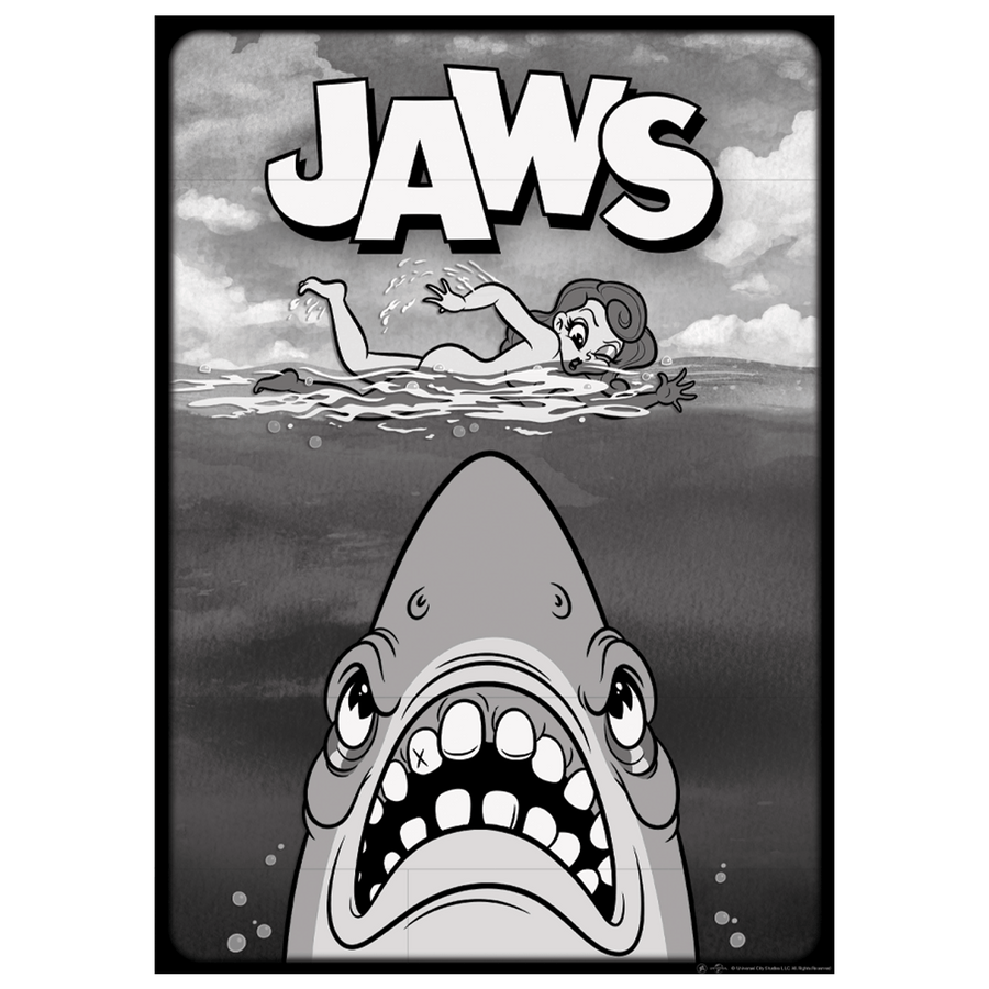 Jaws Cartoon-style Art Print