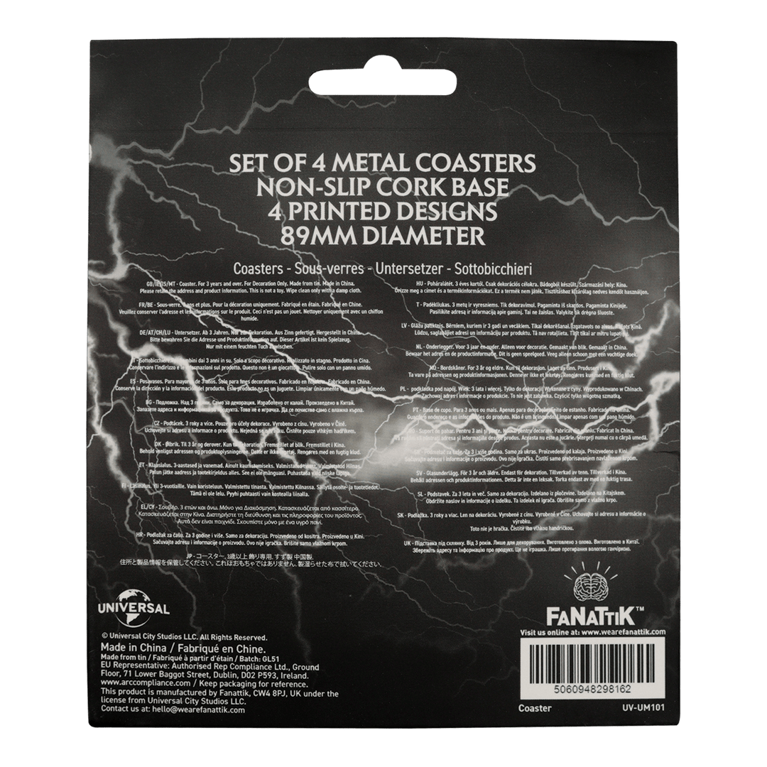 Universal Monsters : Set of Four Printed Coasters