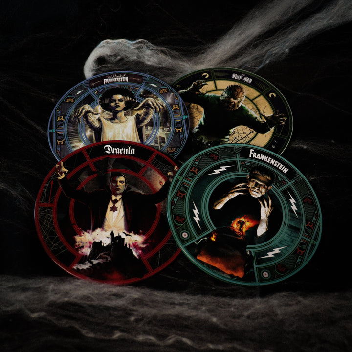 Universal Monsters : Set of Four Printed Coasters