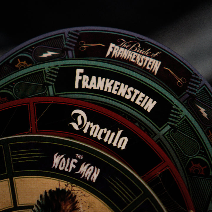 Universal Monsters : Set of Four Printed Coasters