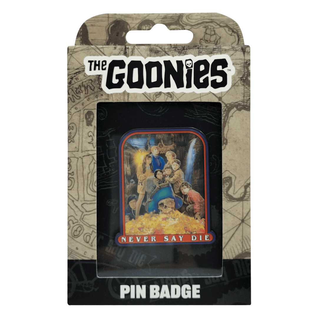 The Goonies 40th Anniversary Never Say Die Pin Badge