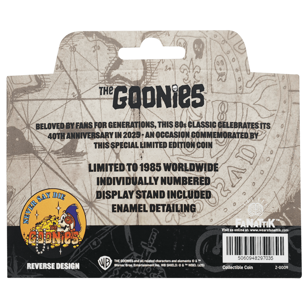The Goonies 40th Anniversary Presentation Coin