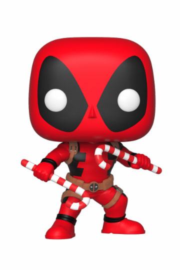 Marvel Comics POP! Marvel Holiday Vinyl Bobble-Head Deadpool (Candy Canes) 9 cm