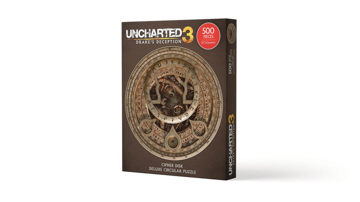 Uncharted Jigsaw Puzzle Cipher Disk Circular Deluxe (500 pieces)