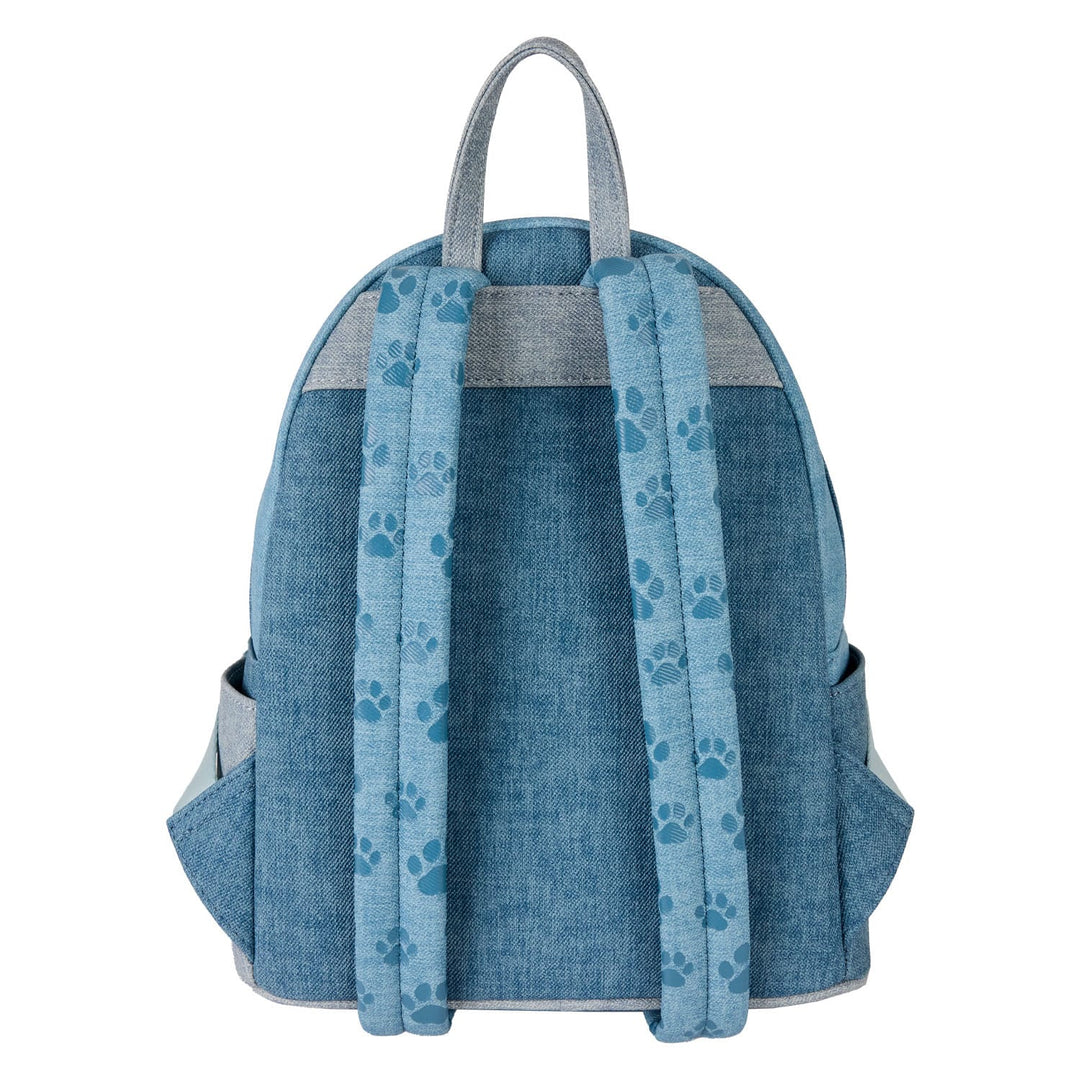 Loungefly: Disney Dogs & Cats -  Backpack Mini Faux Denim