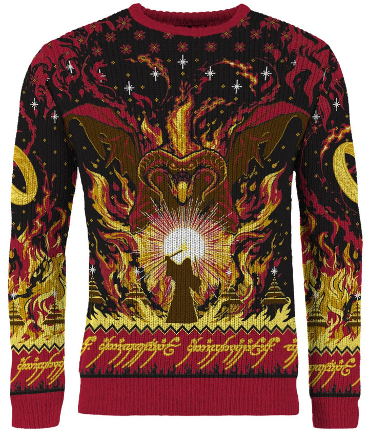 UK M / US S Lord of the Rings: Balrog Christmas Jumper