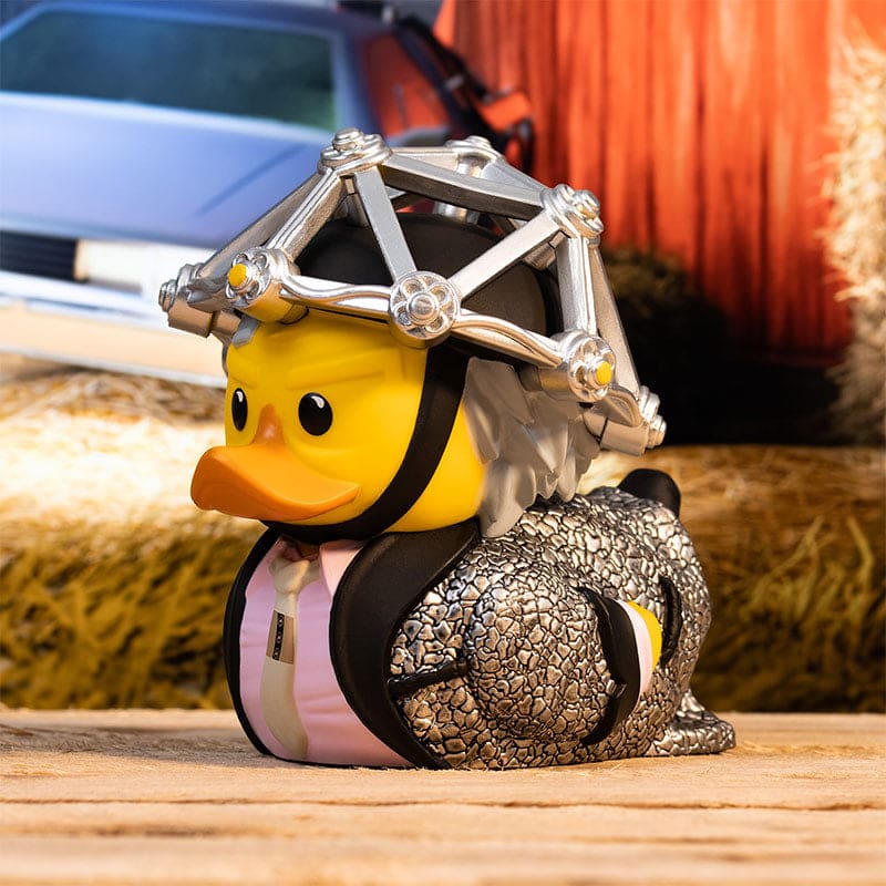 SHOP SOILED Back To The Future Doc Brown 1950s TUBBZ Cosplaying Duck Collectible